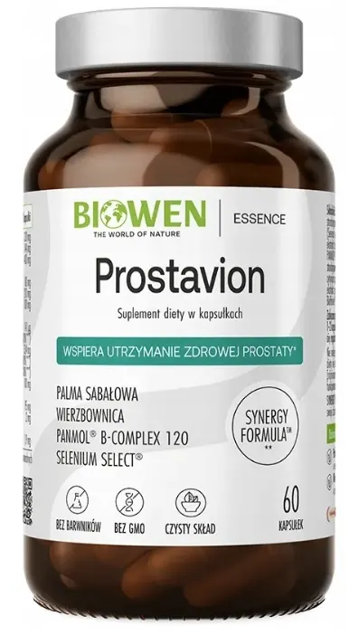 Biowen Prostavion - 60 kapsułek Palma Sabałowa Zdrowa prostata