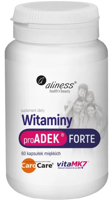Aliness - Witaminy ProADEK® FORTE x 60 kaps.