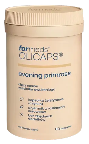 ForMeds OLICAPS Evening primrose 60 kapsułek Kwasy Omega Uroda