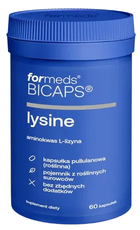 ForMeds BICAPS Lysine 60 kapsułek Aminokwasy Kości i Stawy