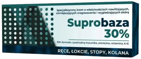 S-LAB Suprobaza 30% Mocznik Witamina A+E Krem na Ręce Stopy Łokcie i Kolana 30 g