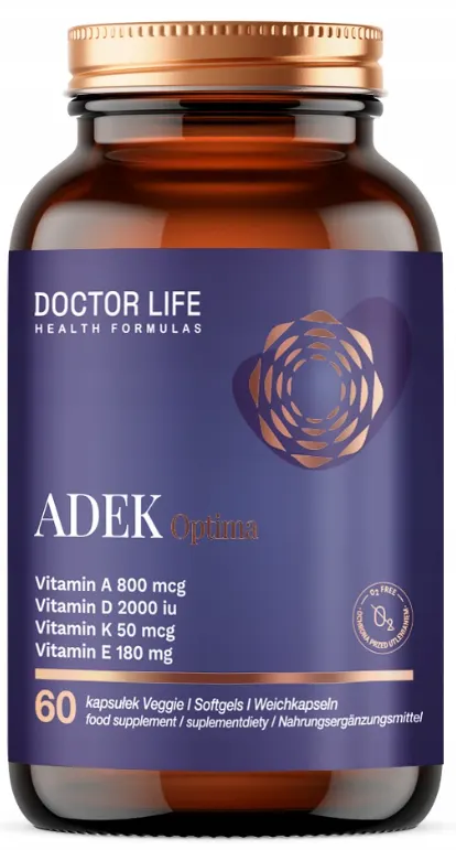 Doctor Life ADEK Optima suplement diety 60 kapsułek