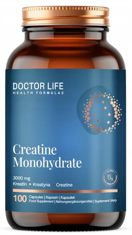 Doctor Life Creatine Monohydrate 3000mg suplement diety 100 kapsułek