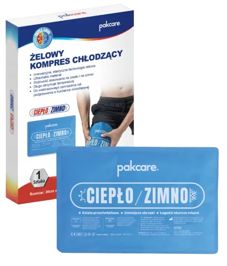 Kompres Żelowy Chłodząco- Rozgrzewający Ciepło Zimno