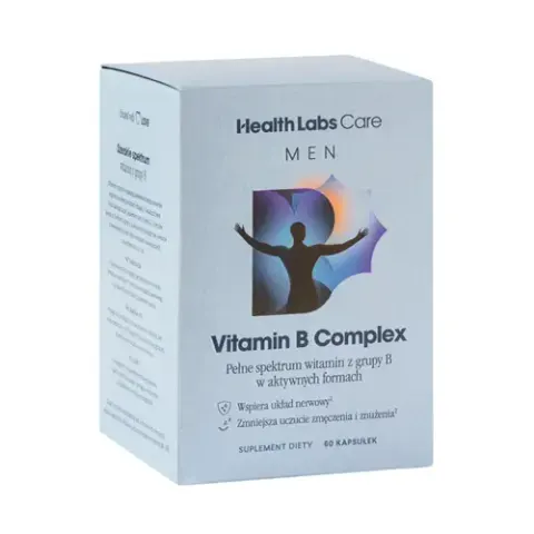 Health Labs Care Vitamin B Complex Men 60 kapsułek