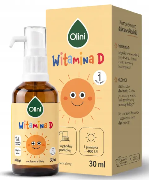 Olini Witamina D dla dzieci i niemowląt 30 ml