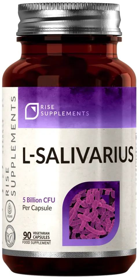 Rise Supplements Lactobacillus Salivarius LS97 5 MLD CFU 90 kapsułek Mikroflora Jelitowa Odporność