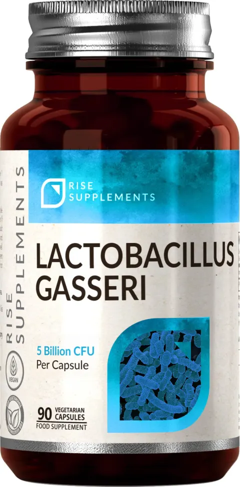 Rise Supplements Lactobacillus Gasseri LG050 5 mld CFU 90 kapsułek Mikrobiota Jelitowa Układ Pokarmowy