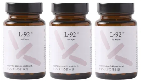 3 x Kogen L-92 Postbiotyk 30 kapsułek – Jelita Odporność Mikrobiota