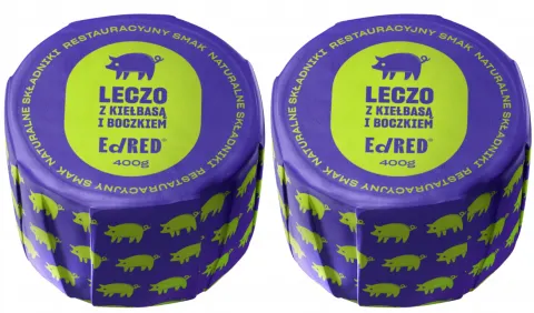 2 x EdRed Leczo z Kiełbasą i Boczkiem - Bez konserwantów Pyszny smak