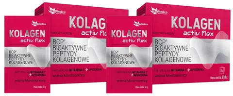 2 x EkaMedica Kolagen Active Flex 21 saszetek na Skórę Scięgna Witamina C