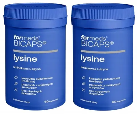 2 x ForMeds BICAPS Lysine 60 kapsułek Aminokwasy Kości i Stawy
