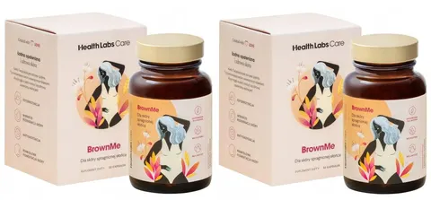 2 x Health Labs BrownMe 30 kapsułek Dla Skóry Spragnionej Słońca
