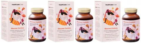 3 x Health Labs Care Glucose Control+ 90 kapsułek Gospodarka cukrowa