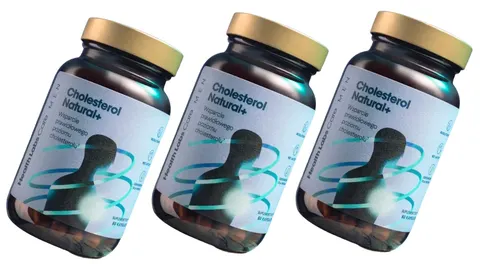 3 x Health Labs Care Cholesterol Natural+ MEN 60 kapsułek