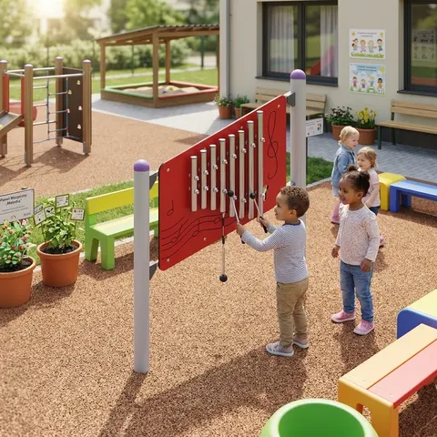 Panel muzyczny edukacyjny na plac zabaw WS/0204