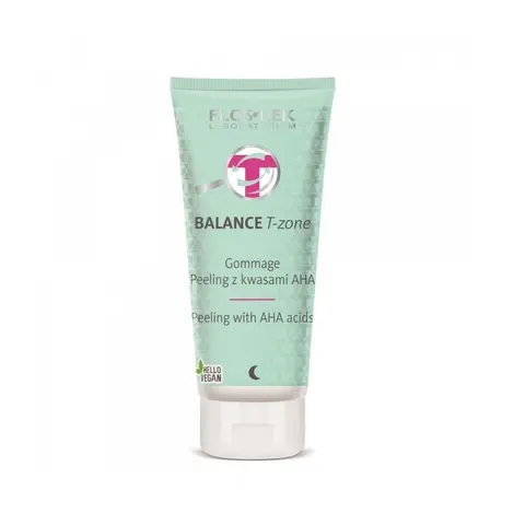 Floslek BALANCE T-ZONE Gommage Peeling z kwasami AHA 125g
