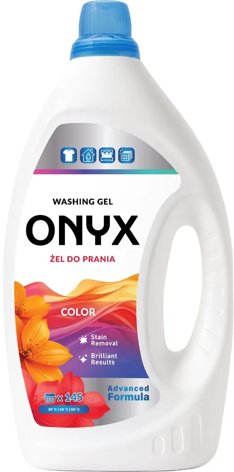 ONYX Żel do prania - kolorów (145 prań) 4,64L