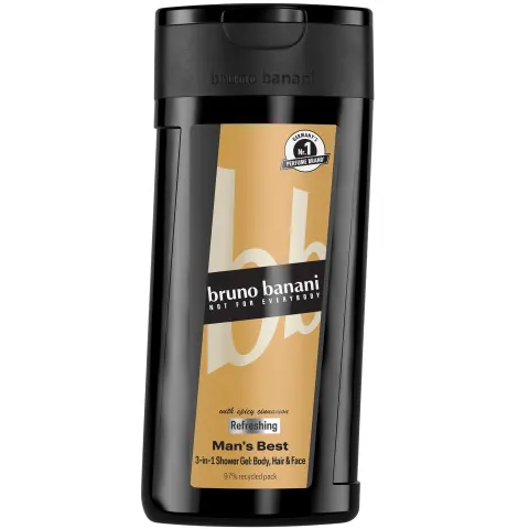 BRUNO BANANI MEN MAN'S BEST ŻEL POD PRYSZNIC 250ML REFRESHING SPICY CYNNAMON