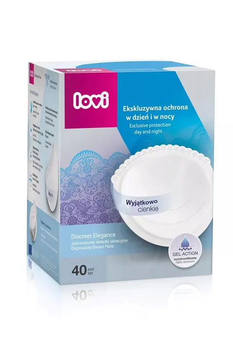 LOVI WKŁADKI LAKTACYJNE DISCREET ELEGANCE 40szt.