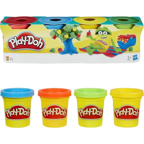 Hasbro Play-Doh Ciastolina 4 Tuby Zestaw +2