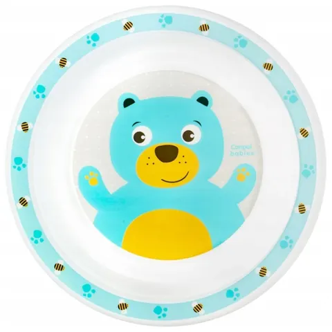 Canpol Babies Talerzyk Plastikowy Cute Animals 9m+ Miś