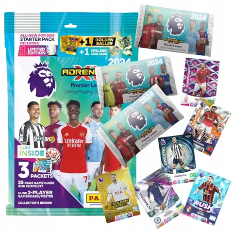 PREMIER LEAGUE PLUS 2024 MEGA ZESTAW STARTOWY ALBUM + 3 SASZETKI KARTY TCG
