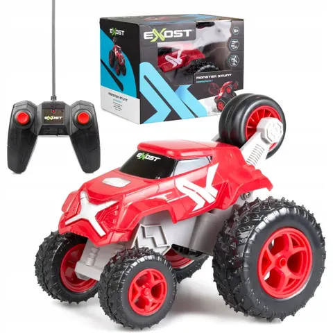 EXOST ZDALNIE STEROWANY SAMOCHÓD MONSTER STUNT POJAZD + PILOT SAMOCHÓD 5+