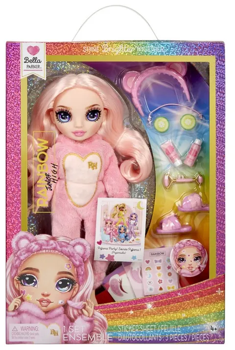 Lalka Rainbow High Junior w piżamie Bella Parker MGA