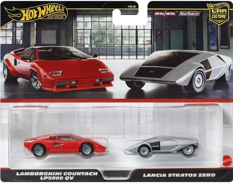 Hot Wheels HBL96 JBL02 Lamborghini Countach Lancia Stratos
