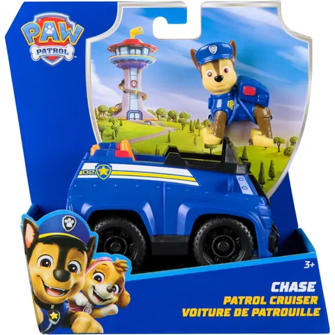 Spin Master Psi Patrol Pojazd Podstawowy + Figurka Chase 3+