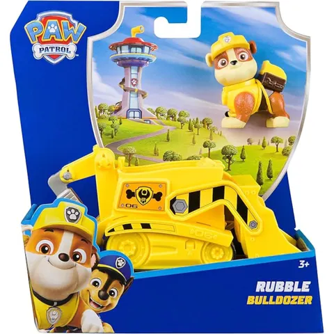 Spin Master Psi Patrol Pojazd Podstawowy + Figurka Rubble 3+