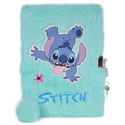 Paso Pluszowy Pamiętnik Z Kłódką Zielony Stitch