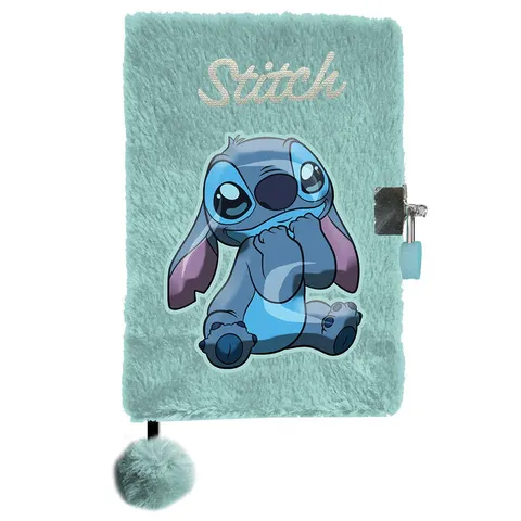 Paso Pluszowy Pamiętnik Z Kłódką Miętowy Stitch