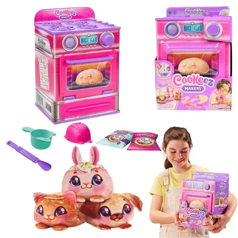Cookeez Makery Pieczone Bułeczki Zestaw Do Zabawy Maskotka Piekarnik 5+