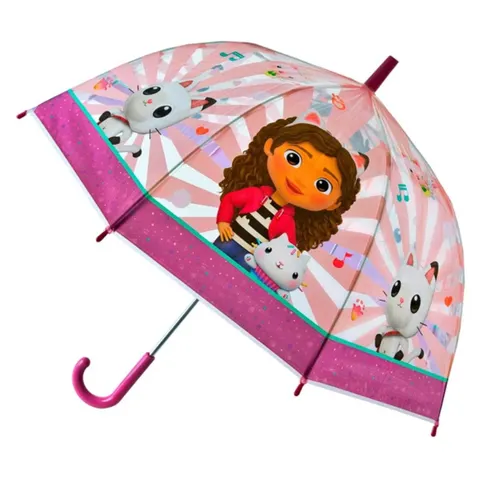 Parasolka Dziecięca Rozkładany Parasol Dla Dzieci Koci Domek Gabi 3+