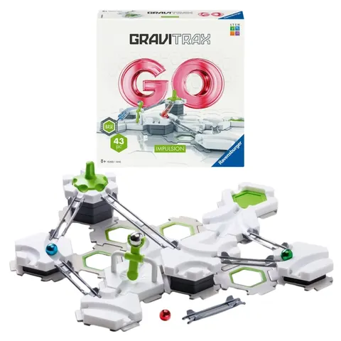Zestaw GraviTrax Go Impulsion Tor Kulkowy 43 Elementy Dla Dzieci 8+