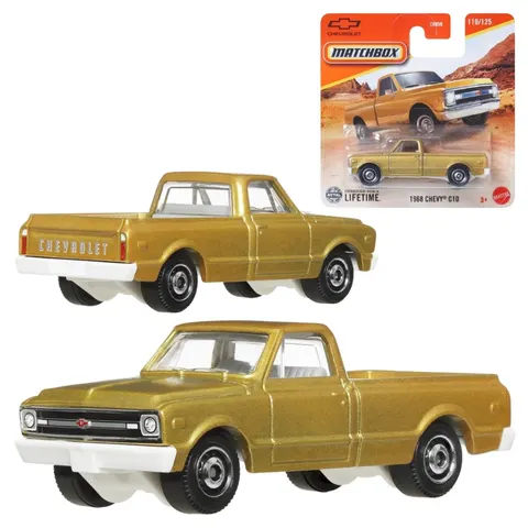 Matchbox Samochodzik Autko Metalowe Resorak Auto Kolekcjonerskie 1:64 1968 Chevy C10