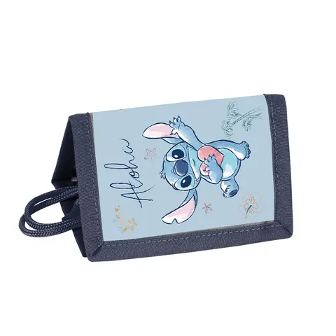 Paso Portfel Dziecięcy Rozkładany Stitch Aloha Niebieski