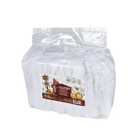 Barry King Pieluchy Pampersy dla Psa Samca M 40-60cm 12szt.