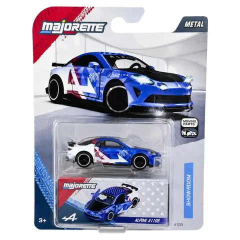 Majorette Deluxe Samochód Metalowy Model Resorak Premium Gumowe Opony Alpine A110R 3+
