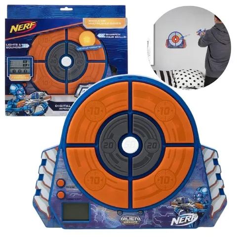 Nerf Alien Cyfrowa Tarcza Elektroniczna Wyświetlacz Wyrzutnia LED