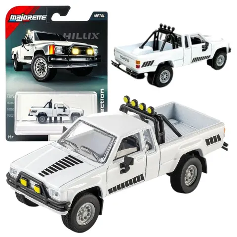 Majorette Collection Pojazd Kolekcjonerski Auto Autko Samochód Metalowy Model Toyota Hilux SR5 Pickup 1985 W Skali 1:64