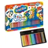 OUTLET! Bambino Kredki Ołówkowe Szkolne 26 Kolorów W Metalowym Pudełku + Temperówka