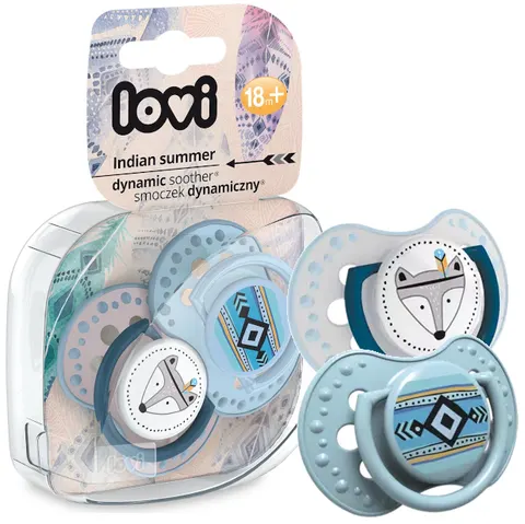 OUTLET! LOVI SMOCZEK DYNAMICZNY ORTODONTYCZNY 2szt. 18m+