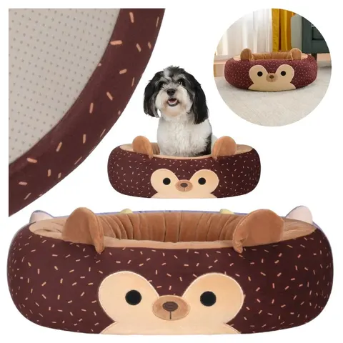 Squishmallows Legowisko Dla Zwierząt Brązowy Jeż Hans Rozmiar L 73cm
