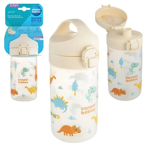 OUTLET! Canpol Babies Bidon Na Wodę Dla Dzieci 400ml Junior Beżowy
