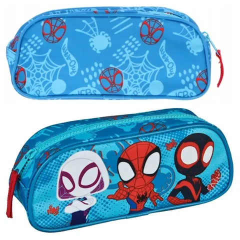 OUTLET! Piórnik Szkolny Jednokomorowy Saszetka Bez Wyposażenia Marvel Spidey