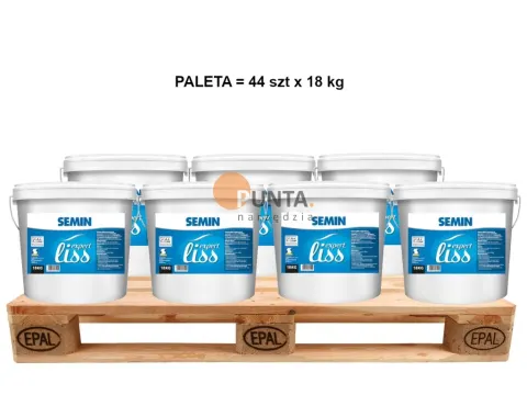 Semin Paleta gładzi maszynowej EXPERT LISS 44 szt. x 18 kg