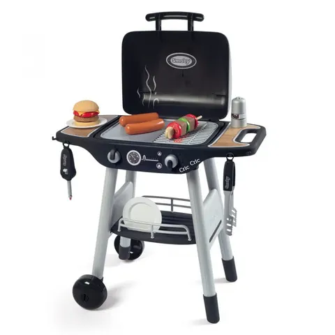 OUTLET! Smoby Zabawkowy Grill Ogrodowy Dla Dzieci Barbecue + Akcesoria